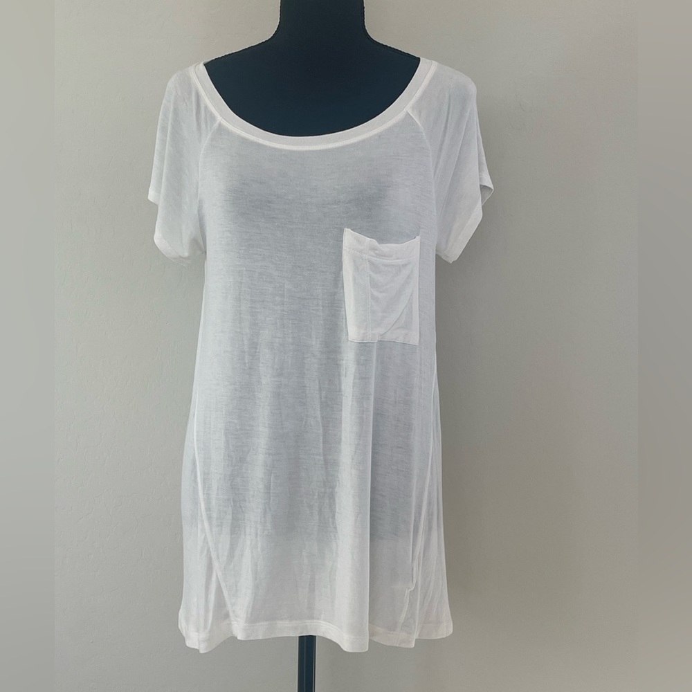 Heather by Bordeaux sheet ivory t-shirt